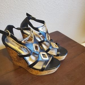 Womens cork wedges